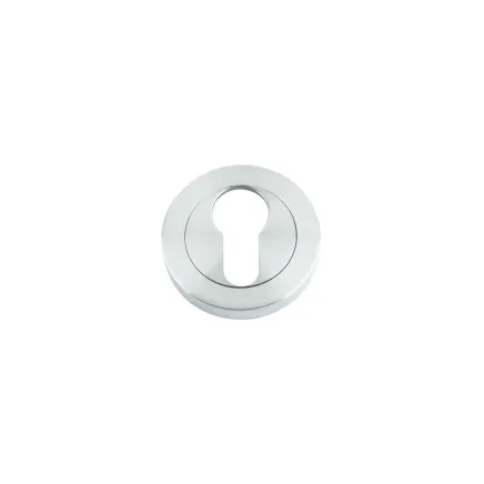 Zoo Hardware Euro profile escutcheon - Satin Chrome