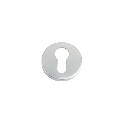Zoo Hardware Euro Profile Escutcheon - 52mm Dia - Grade 201 - Stainless Steel