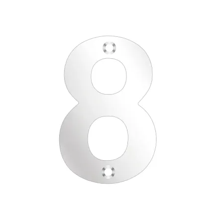 Zoo Hardware Numerals - Stainless Steel