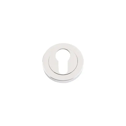 Zoo Hardware Euro profile escutcheon - Polished Nickel