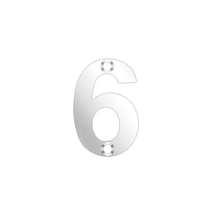 Zoo Hardware Numerals - 50mm - Stainless Steel