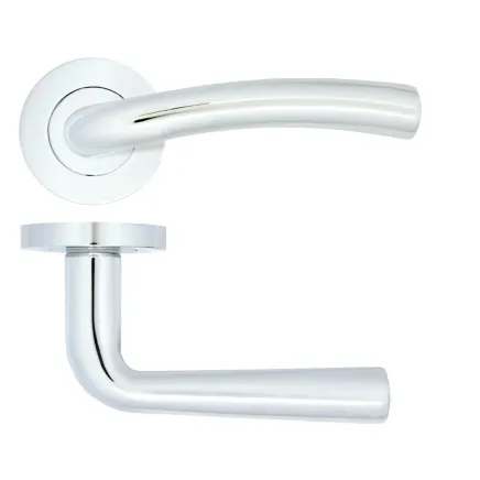 Zoo Hardware Seville lever on rose - Polished Chrome