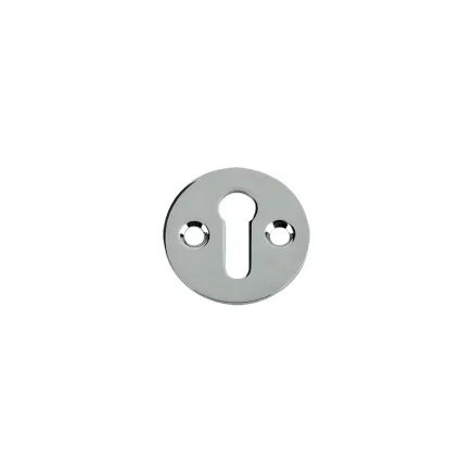 Zoo Hardware Std. Key Profile Victorian Escutcheon 32mm dia. - Polished Chrome