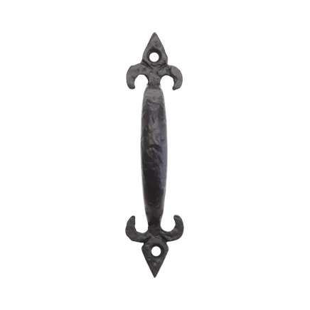 Zoo Hardware Fleur de Lys Pull Handle - 5" - Black