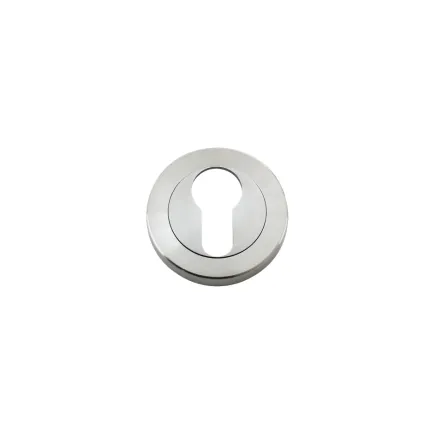 Zoo Hardware Euro Profile Escutcheon 50mm dia - Stainless Steel
