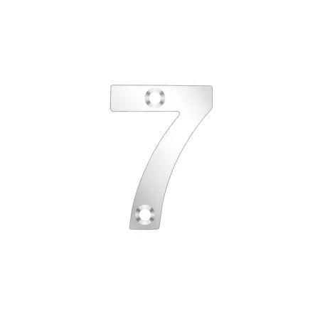 Zoo Hardware Numerals - 50mm - Stainless Steel