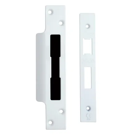 Zoo Hardware Spare Acc Pk for UK Sash Locks - contains Forend, Strike and Fixing Screws - White
