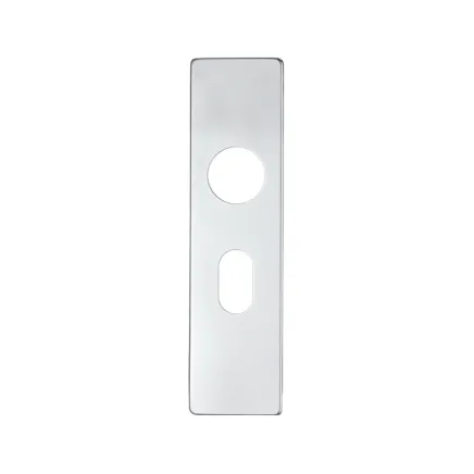 Zoo Hardware Spare Push on Oval Backplate for Aluminium - Satin