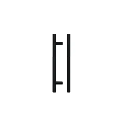 Zoo Hardware Top Drawer Fittings T Bar 128mm - Black