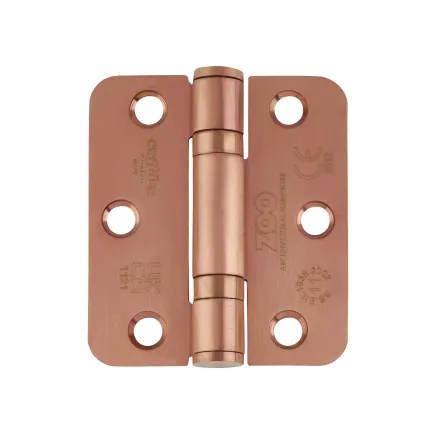 Zoo Hardware Grade 11 Ball Bearing Hinge Stainless Steel Radius - Grade 201 -76 x 67 x 2.5mm - Bronze