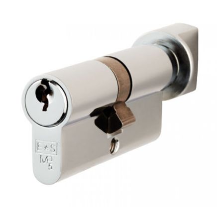 Euro Cylinder And Turn - Polished Chrome