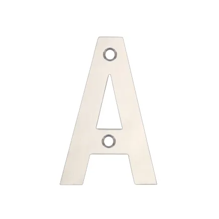 Zoo Hardware Letter - Polished Stainless