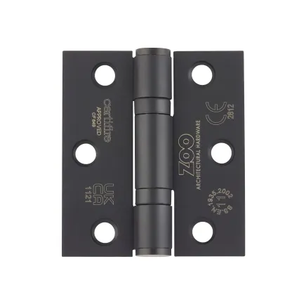 Zoo Hardware Grade 11 hinge - Matt Black