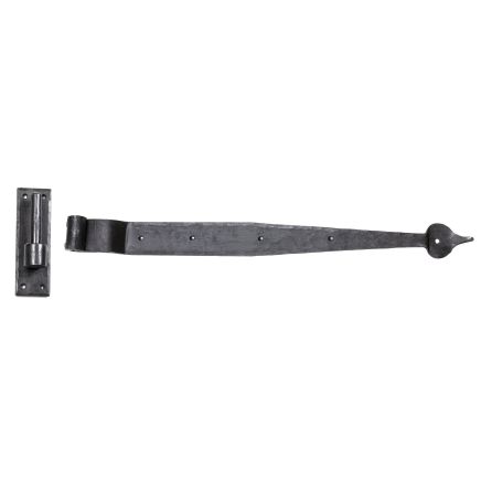 External Beeswax 24" Hook & Band Hinge - Cranked (pair)