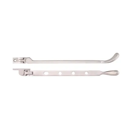 Zoo Hardware Bulb End Casement Stay - PVD Satin Nickel