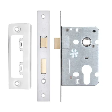 Zoo Hardware Euro Profile Sashlock 2.5" / 64mm - Satin Stainless