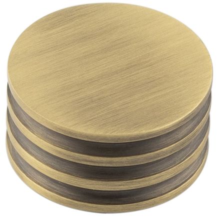 Sturt Cupboard Knobs 40mm Antique Brass - By Frelan Hardware - HOX440AB