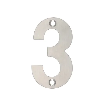 Zoo Hardware Numerals - Polished Stainless