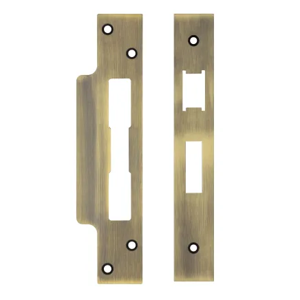 Zoo Hardware Spare Acc Pk for UK Sash Locks - *BLANK* - contains Forend, Strike and Fixing Screws - Bronze