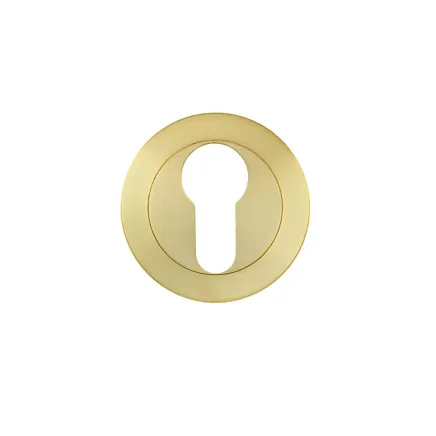 Zoo Hardware Escutcheon euro profile - Satin Brass