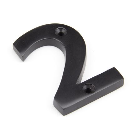 Aged Bronze Numeral 2