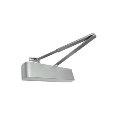 Jedo Contract Door Control with Matching Arms en-2-4 Silver Enamelled - By Frelan Hardware - JD200SE