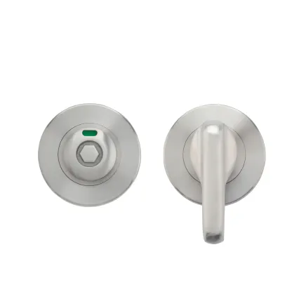 Zoo Hardware Disabled Turn and HEX Release with indicator on 52mm rose - Satin Stainless