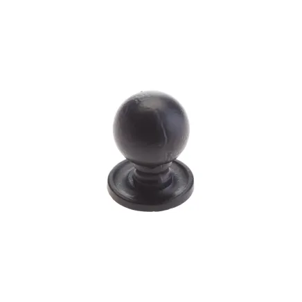 Zoo Hardware Round Cupboard Knob - 1.5" - Black