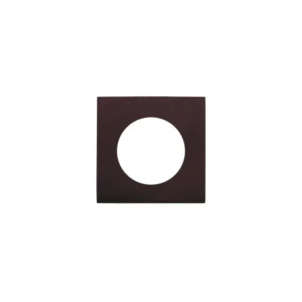 Zoo Hardware Spare square rose - Etna Bronze