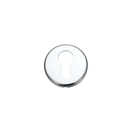 Zoo Hardware Euro profile escutcheon - Polished Chrome