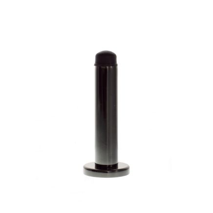 Atlantic Premium Wall Mounted Door Stop on Concealed Fix Rose - Black Nickel