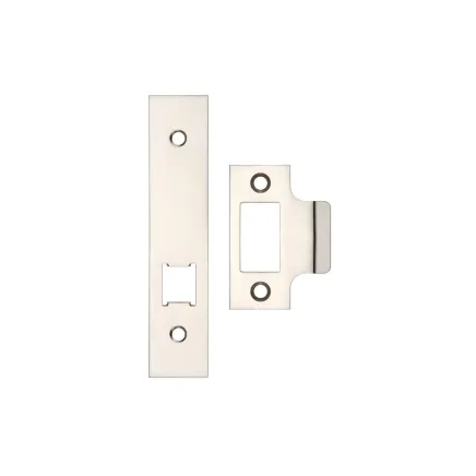 Zoo Hardware Spare Acc Pk for UK Horizontal Locks - *BLANK* - Contains Forend, Strike and Fixing Screws (Latch Version) - Nickel