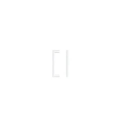 Zoo Hardware Square Block Cabinet handle 96mm CTC Polished Chrome Finish