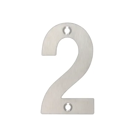 Zoo Hardware Numerals - Polished Stainless