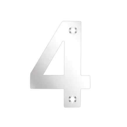 Zoo Hardware Numerals - Stainless Steel