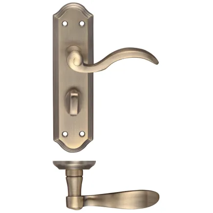 Zoo Hardware Winchester Lever Bathroom (57mm c/c) Furniture 180 x 48mm - Brass