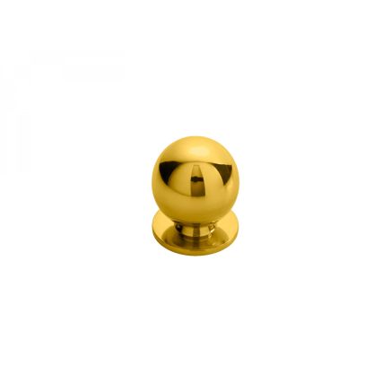 Ball Knob  30mm - Polished Brass
