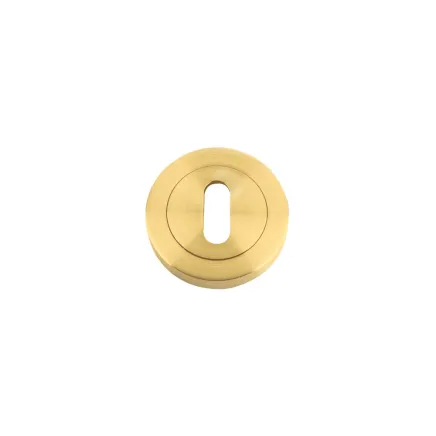 Zoo Hardware Standard profile escutcheon - Favo Satin Brass
