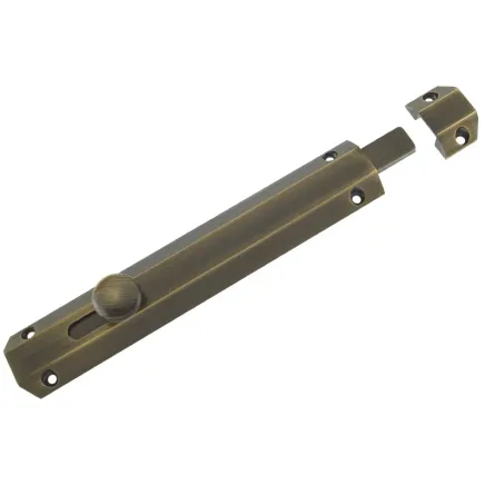 Zoo Hardware Surface Bolt 202mm - Florentine Bronze