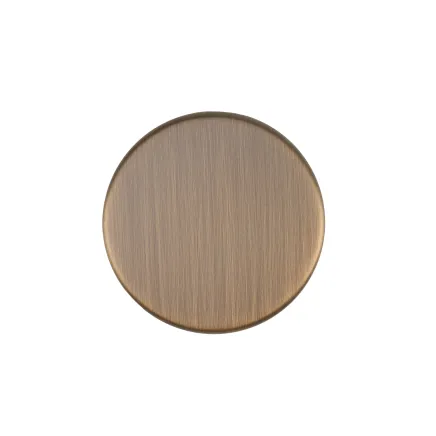 Zoo Hardware Blank Escutcheon - 52mm Rose - Grade 201 - Antique Brass