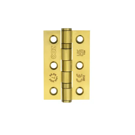 Zoo Hardware Stainless Steel Door Hinge UKCA/CE - PVD Satin Brass