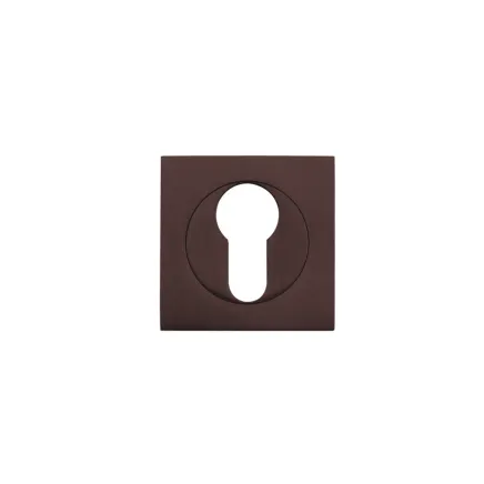 Zoo Hardware Square euro profile escutcheon - Etna Bronze