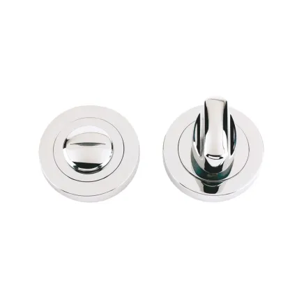 Zoo Hardware Turn & release on round rose - Polished Nickel