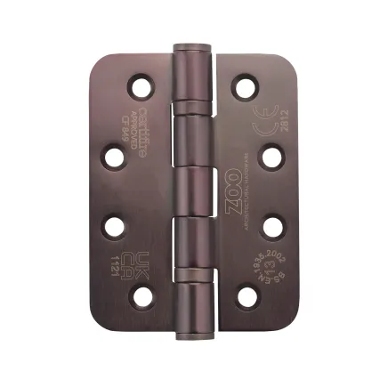 Zoo Hardware Grade 13 Ball Bearing Hinge - SS201 - Radius - CF849 - Etna Bronze