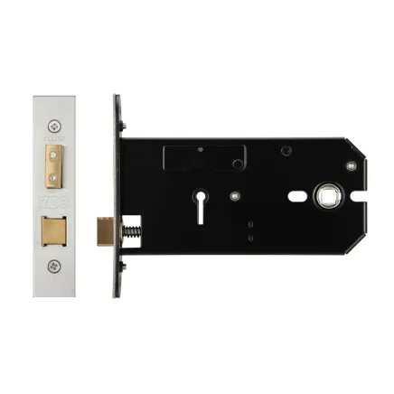 Zoo Hardware 3 Lever Horizontal Lock - 152mm - Satin Stainless