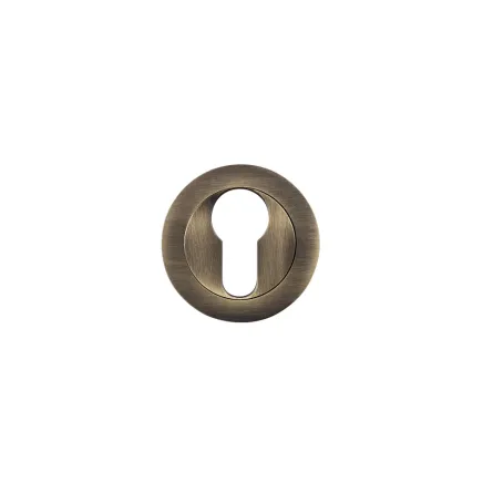 Zoo Hardware Euro profile escutcheon - Florentine Bronze
