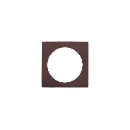 Zoo Hardware Spare square rose (turn & release) - Etna Bronze