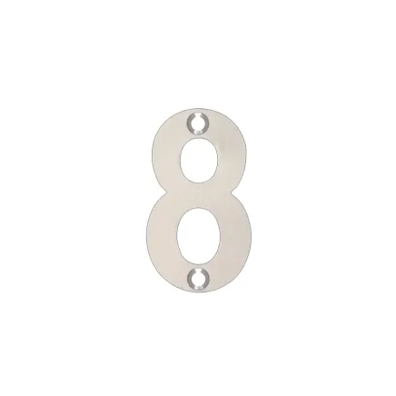 Zoo Hardware Numerals - 50mm - Polished Stainless