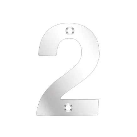Zoo Hardware Numerals - Stainless Steel