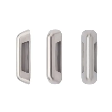 Zoo Hardware Anti Ligature Pull Handle 100mm CTC (150mm) Bolt Fix - Satin St. Steel - Stainless Steel
